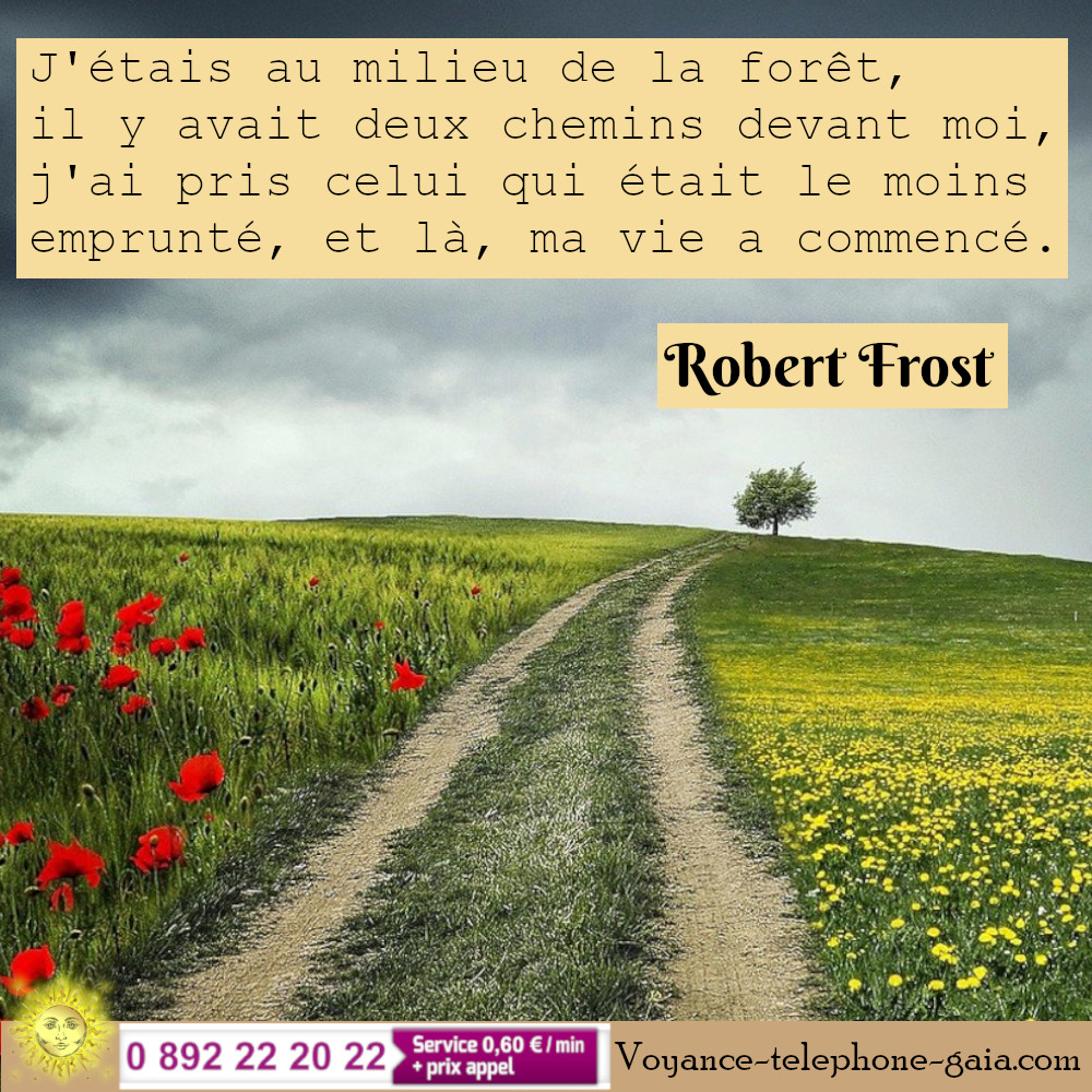 Robert Frost - j'étais au milieu de la forêt